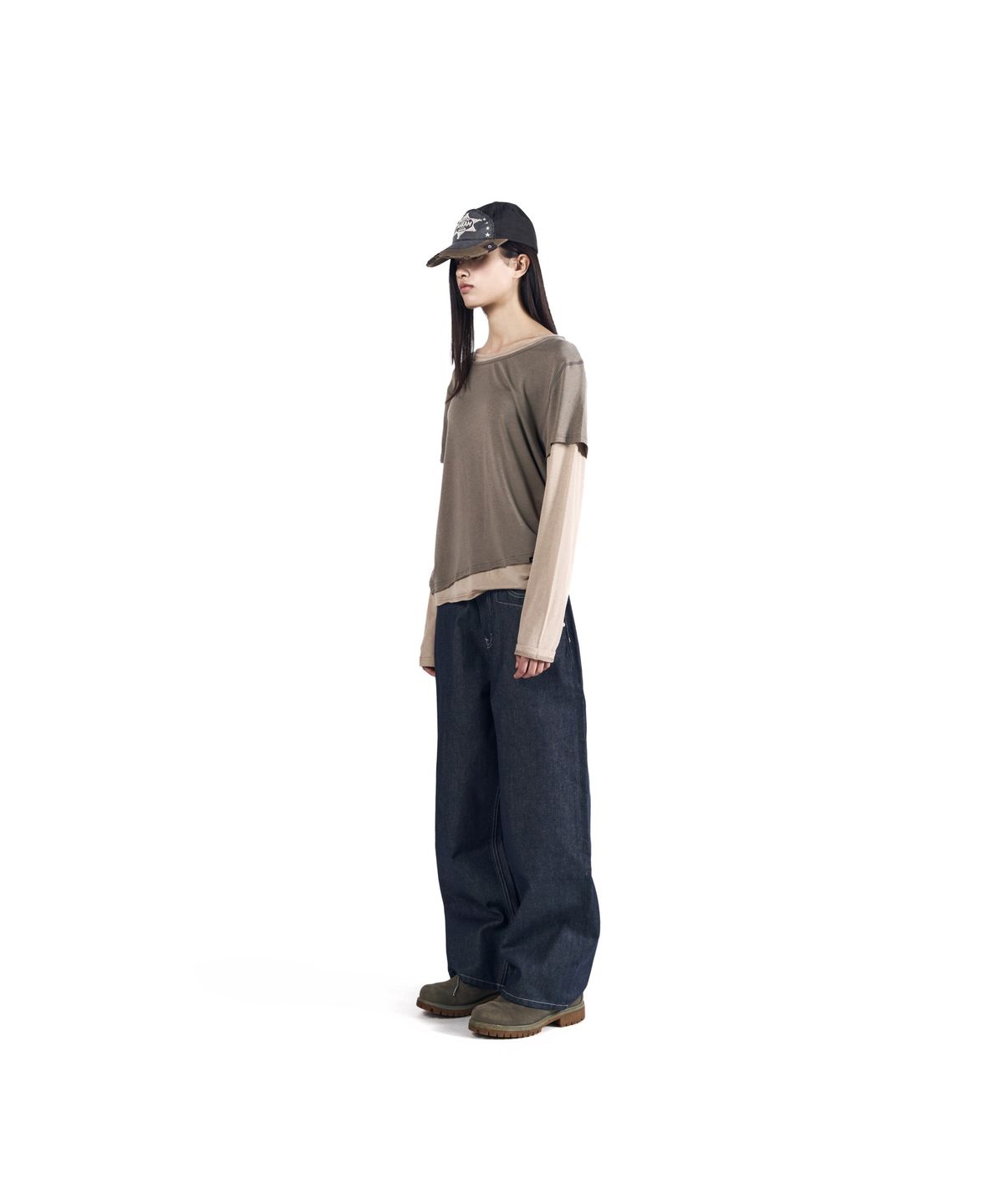 아캄(AAKAM) CROS2 Patch Denim Pants (Blue)