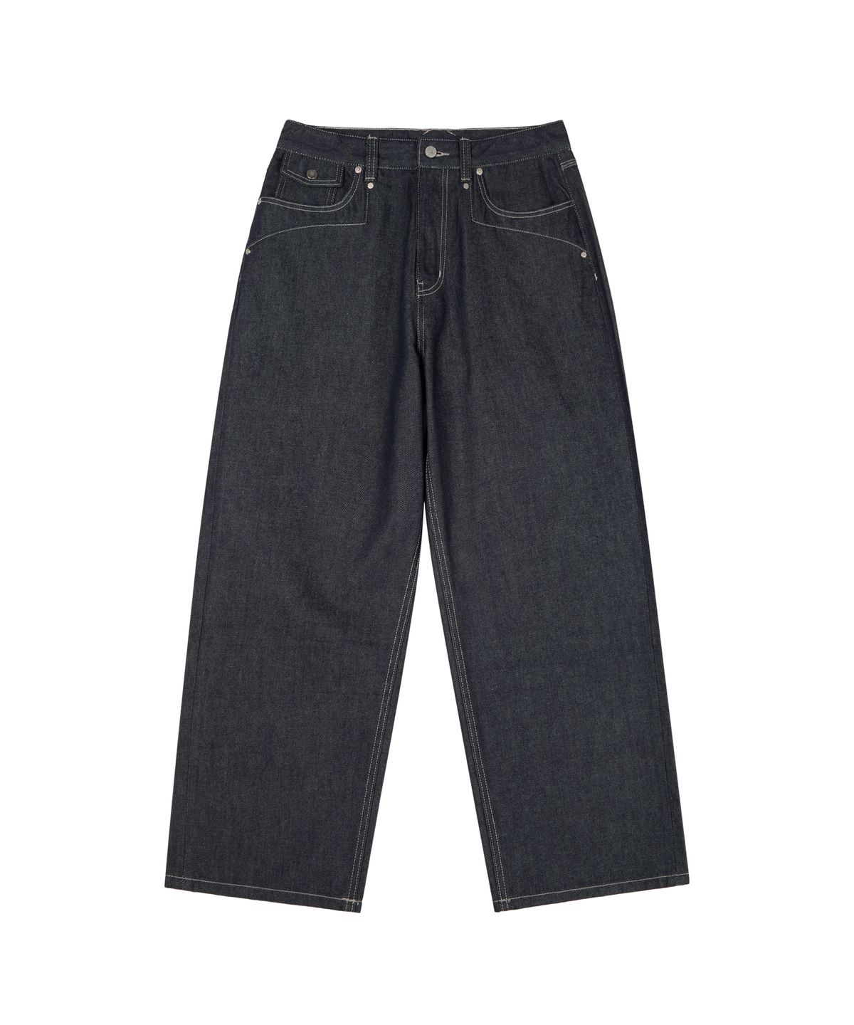 아캄(AAKAM) CROS2 Patch Denim Pants (Blue)