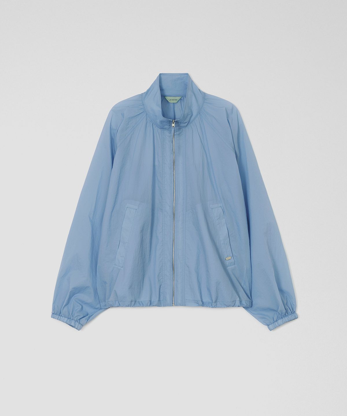 르메메(LEMEME) Voile Sheer High-Neck Jumper_3colors