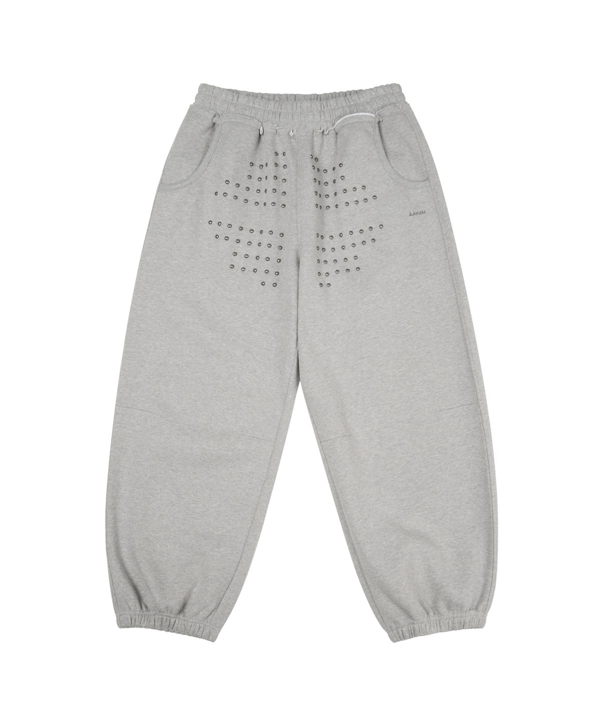 아캄(AAKAM) Go-Cross Studded Sweatpants (Gray)