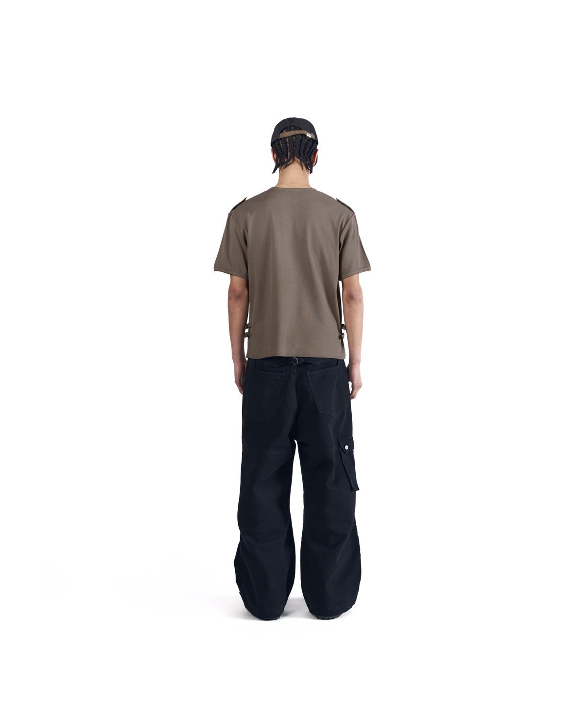 아캄(AAKAM) Cowboy Chaps Cotton Pants (Black)