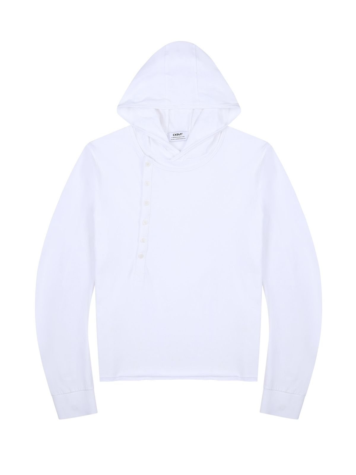 디에스엠티(DSMT) (W) AXIS LAYER BUTTON HOODIE_IVORY