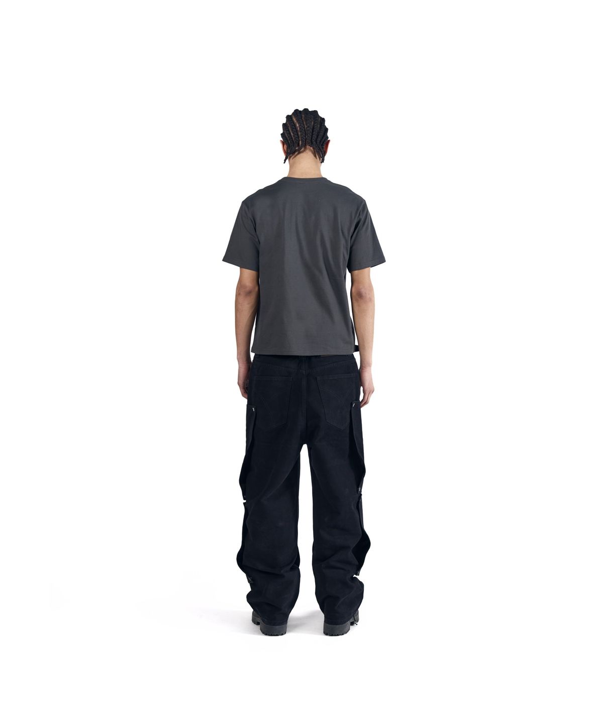 아캄(AAKAM) Shift Repair Cotton Pants (Black)