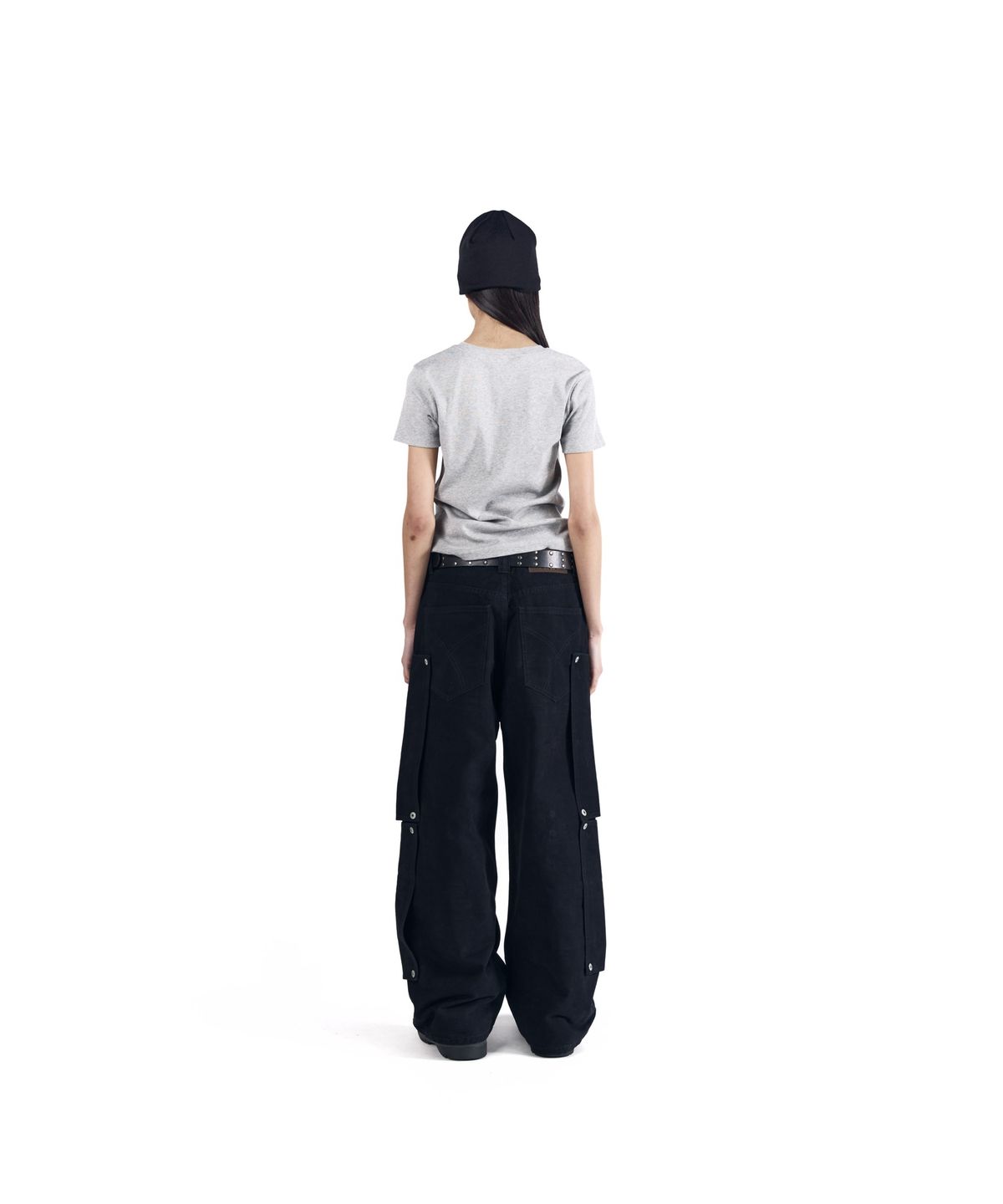 아캄(AAKAM) Shift Repair Cotton Pants (Black)