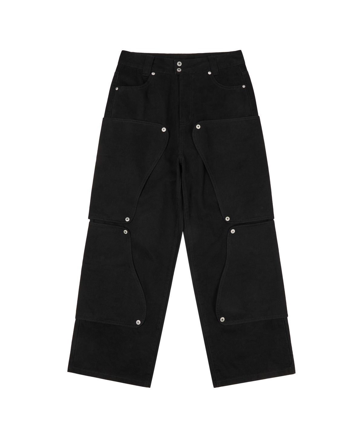아캄(AAKAM) Shift Repair Cotton Pants (Black)
