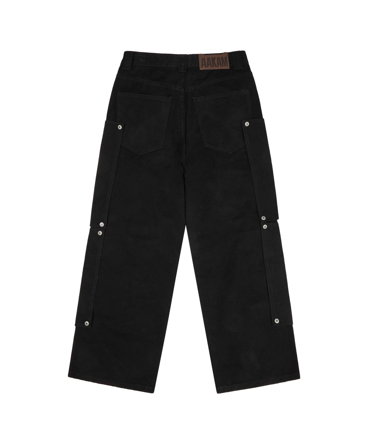아캄(AAKAM) Shift Repair Cotton Pants (Black)