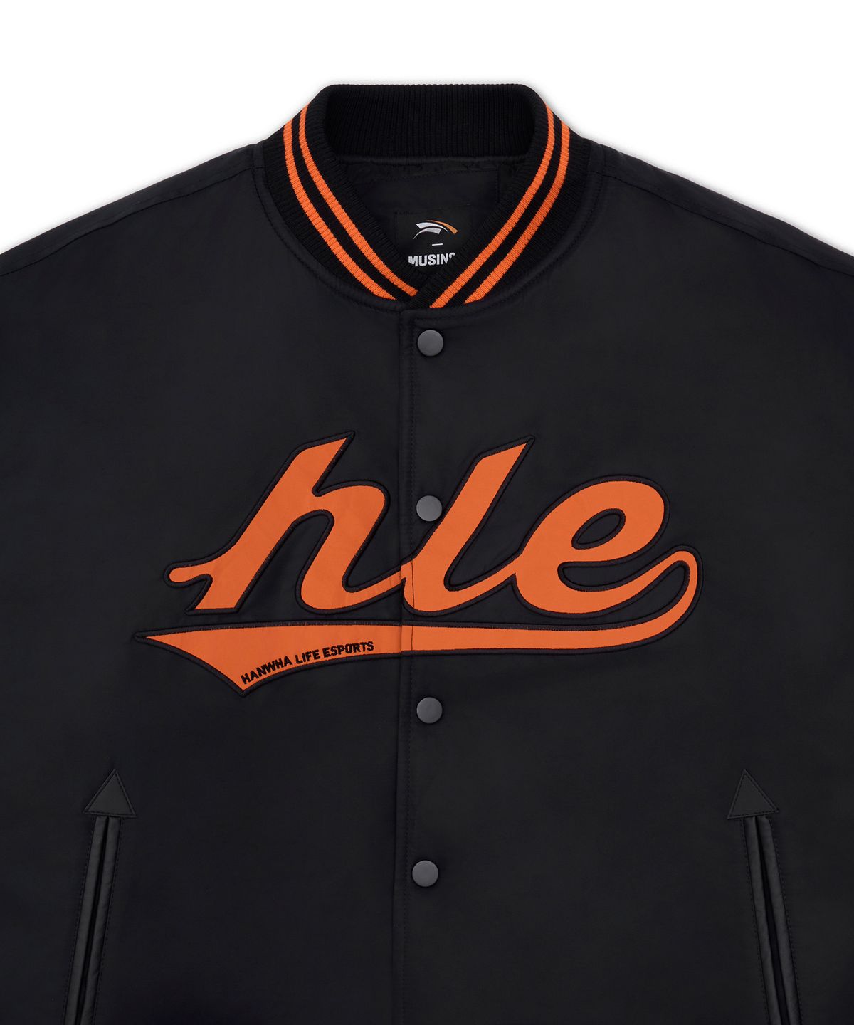한화생명e스포츠(HLE, HANWHA LIFE ESPORTS) 무신사 x HLE 26 바시티 재킷