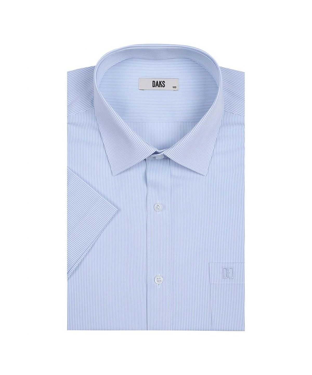 닥스셔츠(DAKS SHIRTS) 폴리혼방 노케어 스트라이프 반팔셔츠_DLS3SHDS123B1