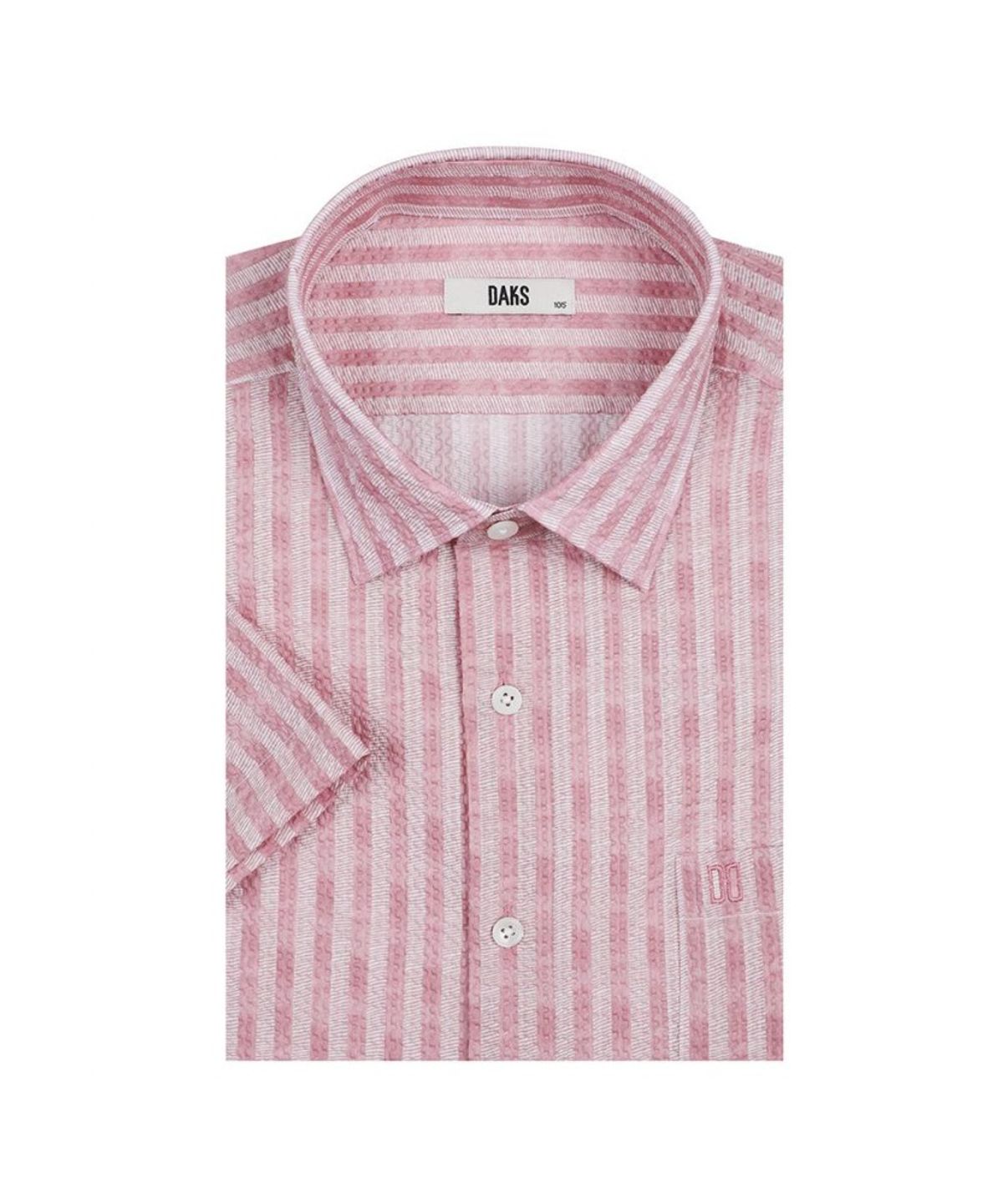 닥스셔츠(DAKS SHIRTS) 시어서커 스트라이프 반팔셔츠_DLS1SHCS136P1