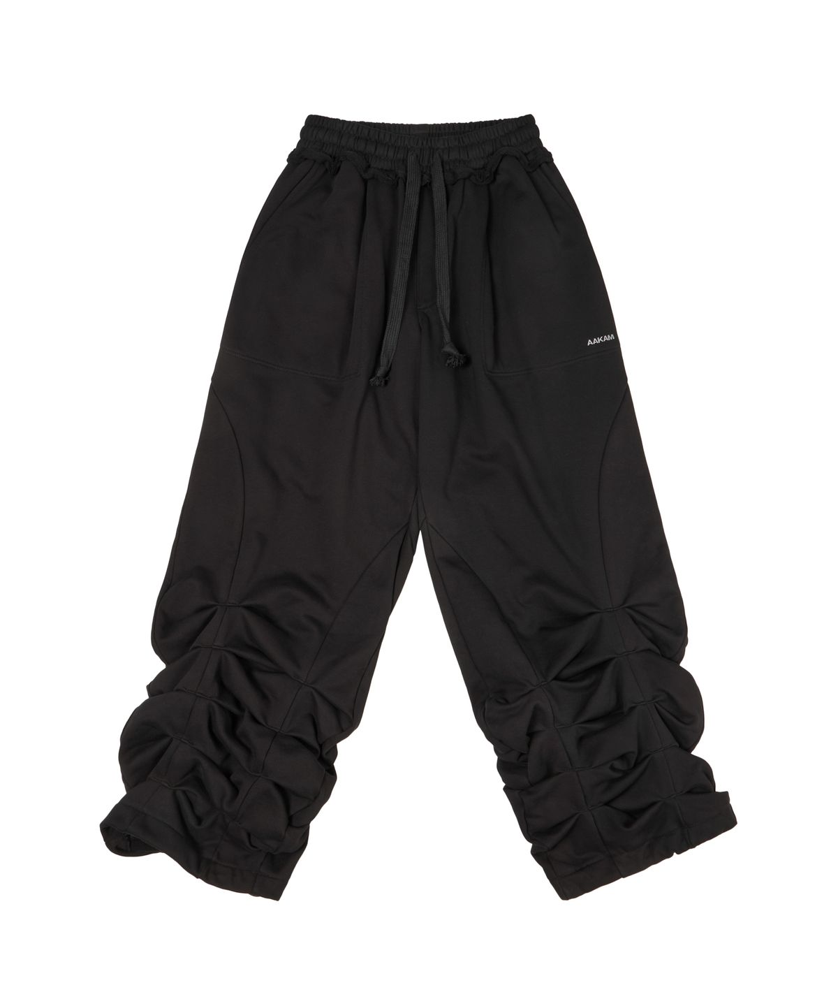 아캄(AAKAM) Sediment Pin-Tuck Sweatpants (Black)