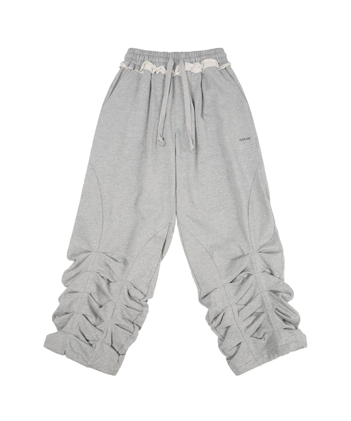 아캄(AAKAM) Sediment Pin-Tuck Sweatpants (Gray)