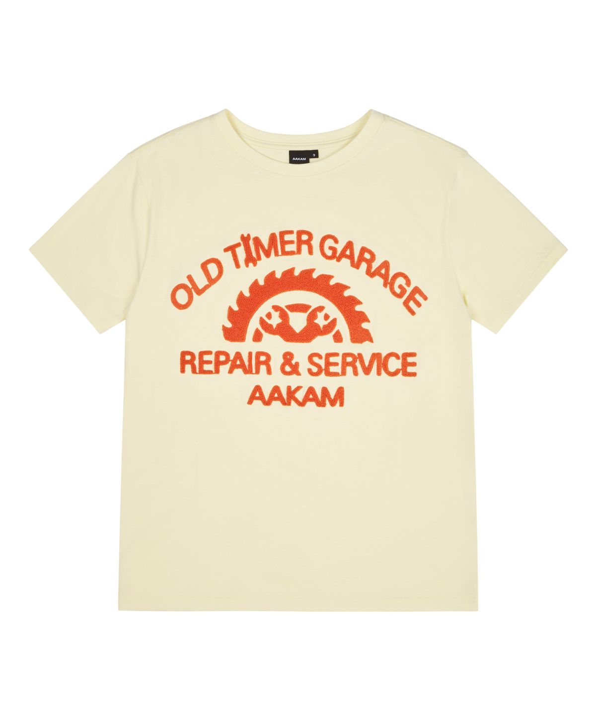 아캄(AAKAM) Repair Service Boucle Half Top (Cream)