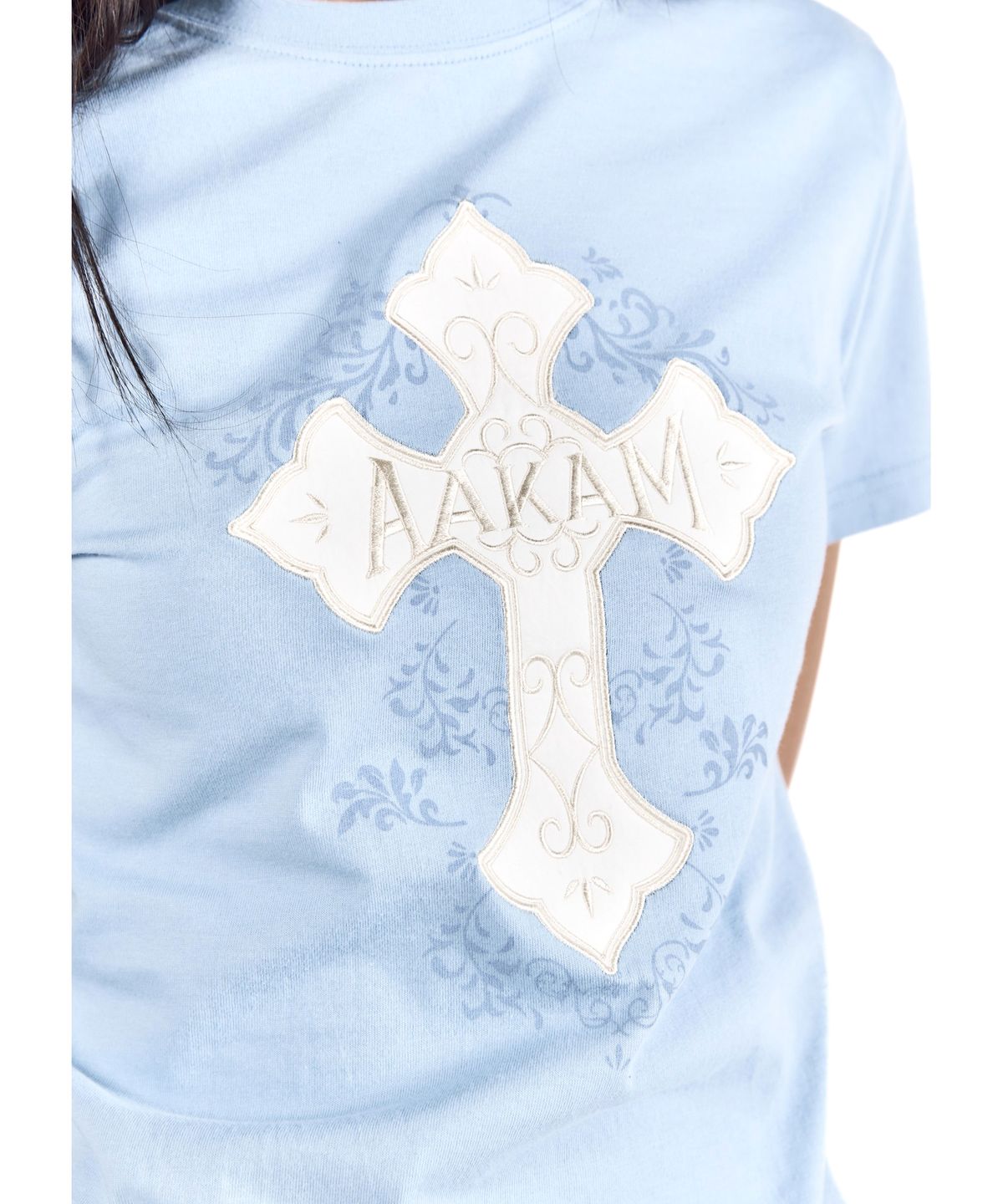아캄(AAKAM) AKM CROS2 Half Top (Sky Blue)