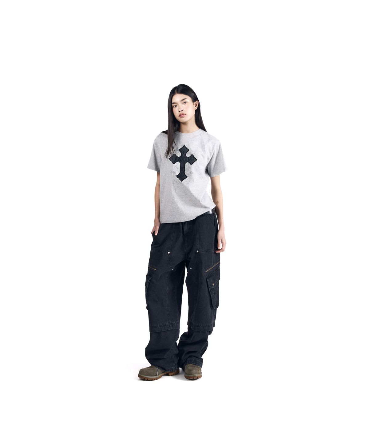 아캄(AAKAM) AKM CROS2 Half Top (Gray)