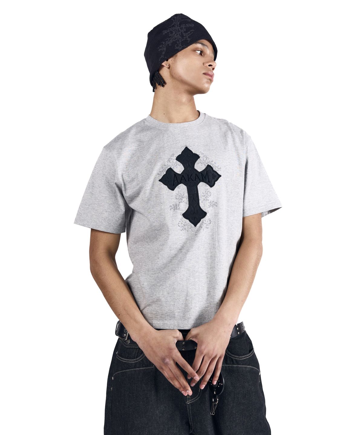아캄(AAKAM) AKM CROS2 Half Top (Gray)