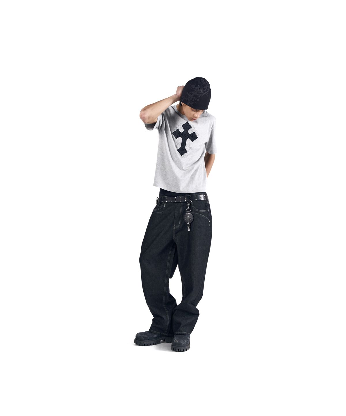 아캄(AAKAM) AKM CROS2 Half Top (Gray)