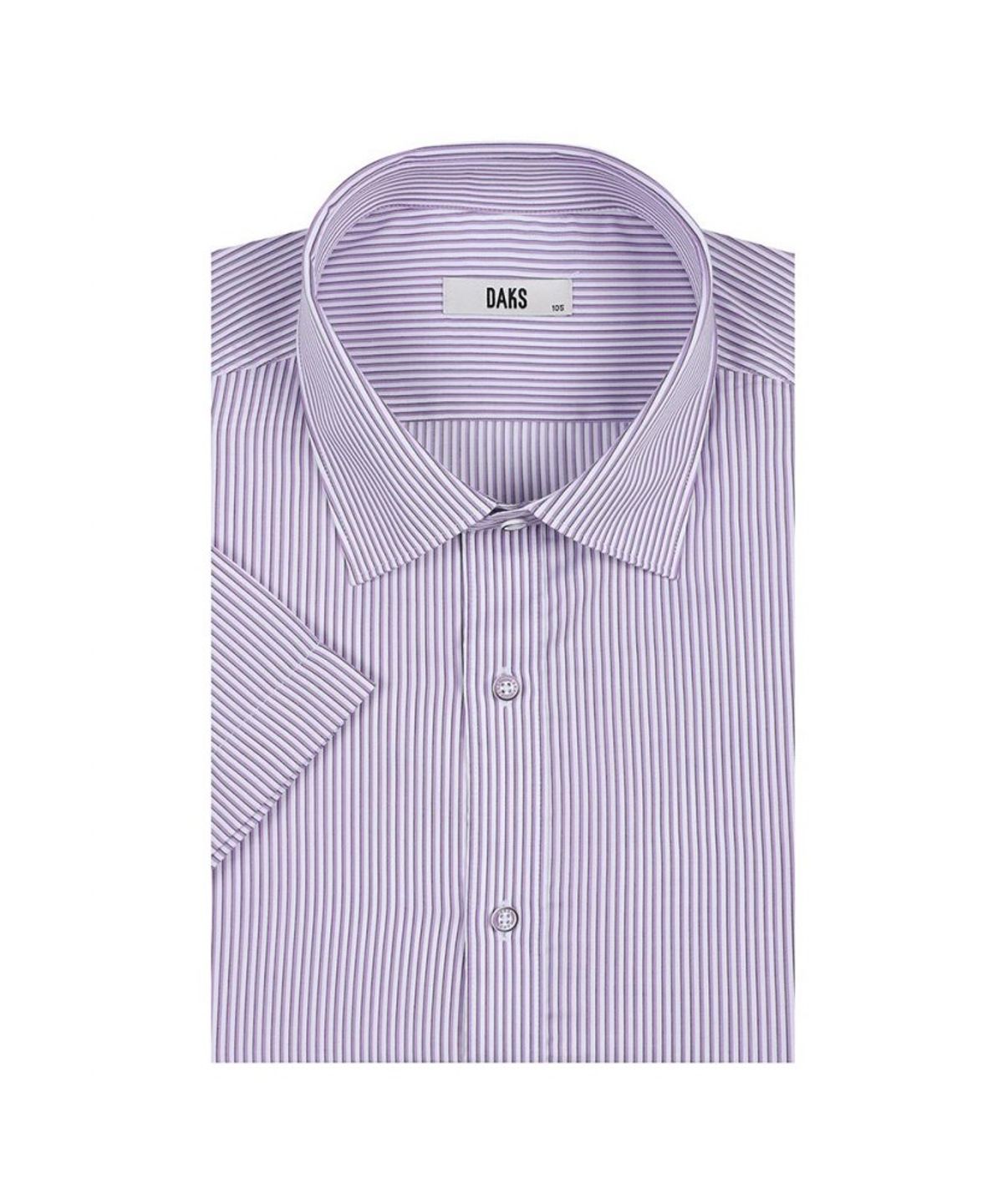 닥스셔츠(DAKS SHIRTS) 이지케어 면혼방 스트라이프 반팔셔츠 레귤러핏_DLS1SHDS126V1