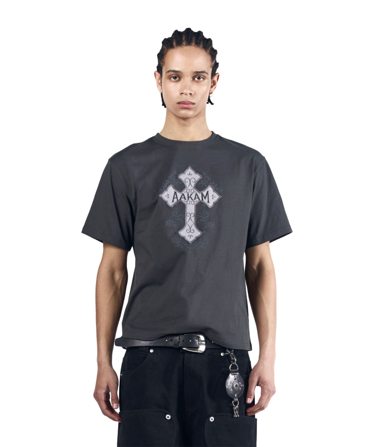 아캄(AAKAM) AKM CROS2 Half Top (Dark Gray)