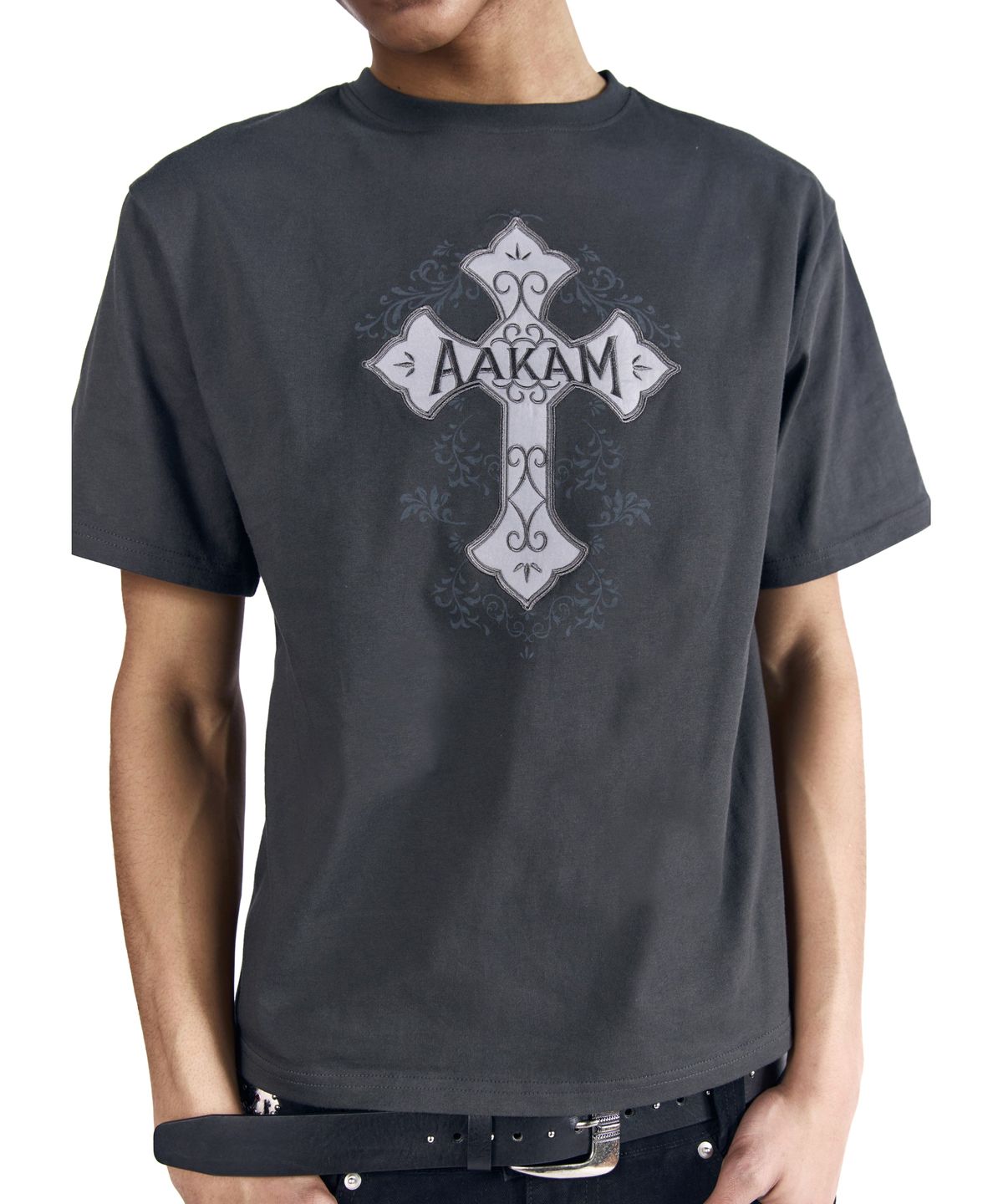 아캄(AAKAM) AKM CROS2 Half Top (Dark Gray)