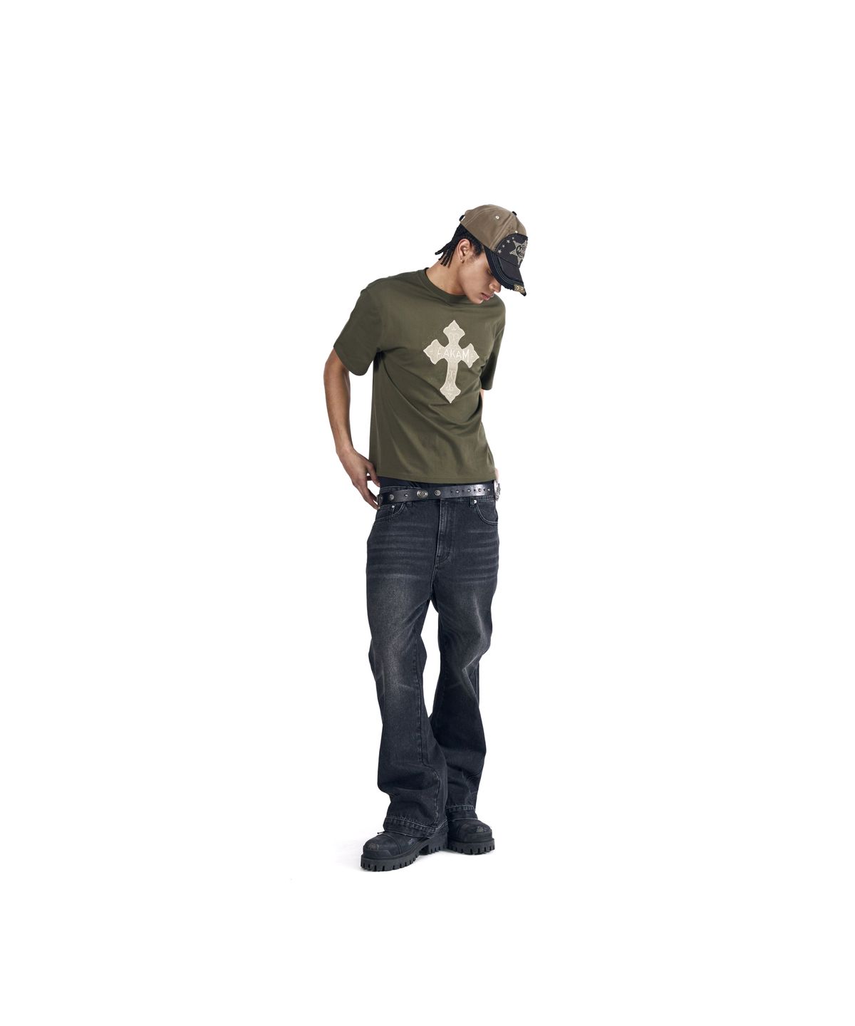 아캄(AAKAM) AKM CROS2 Half Top (Khaki)