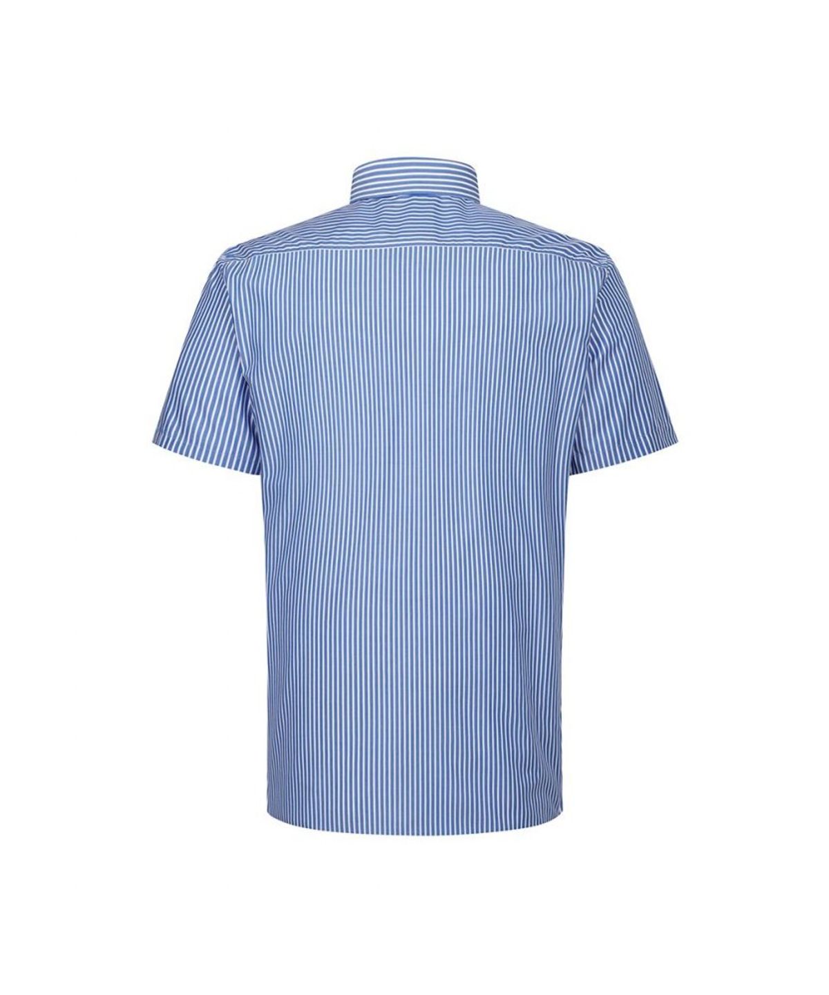 닥스셔츠(DAKS SHIRTS) 이지케어 면혼방 스트라이프 반팔 컴포트슬림핏 셔츠_DLS1SHDS222N1