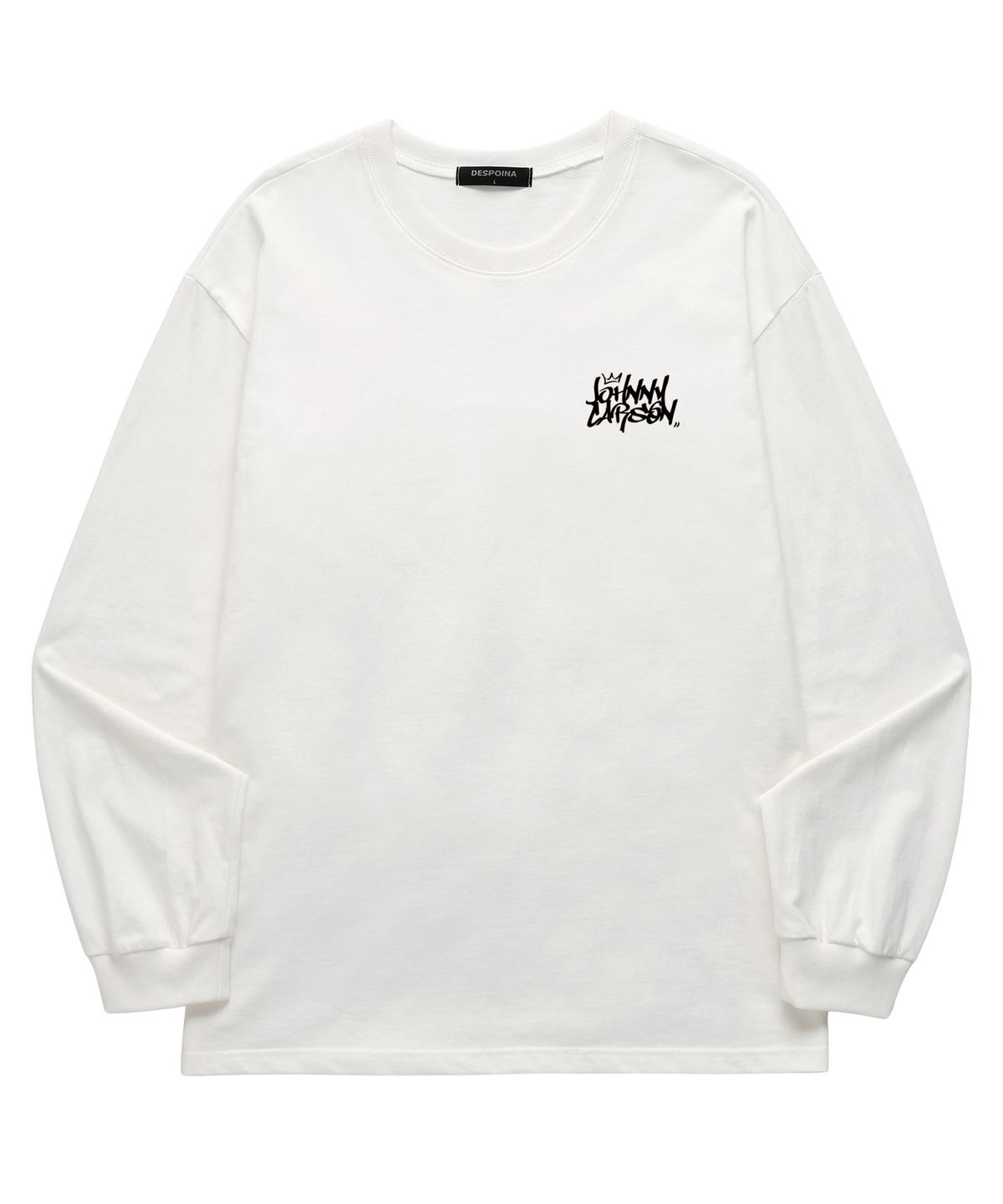자니카슨(JOHNNY CARSON) Classic Graffiti Logo 롱슬리브 (JCLS102) 화이트