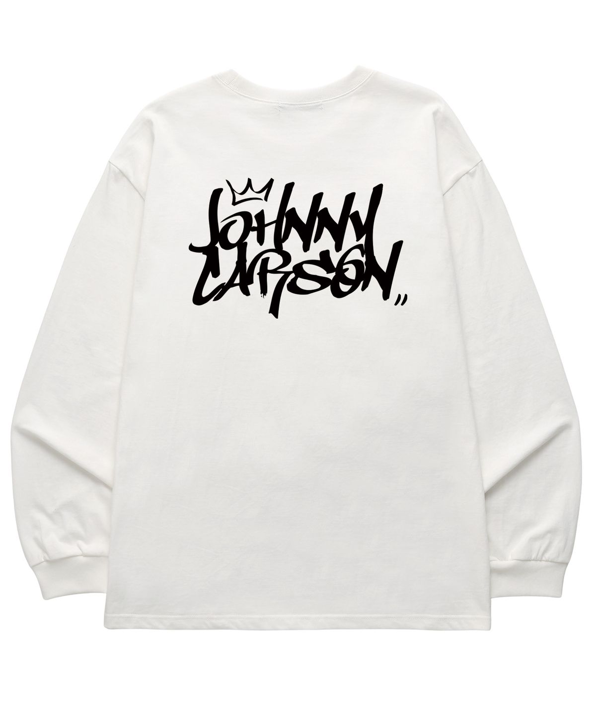 자니카슨(JOHNNY CARSON) Classic Graffiti Logo 롱슬리브 (JCLS102) 화이트