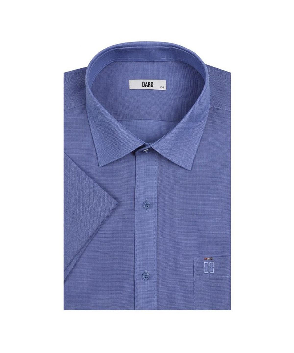 닥스셔츠(DAKS SHIRTS) 노케어 울혼방 솔리드 반팔 드레스셔츠 레귤러핏_DLS1SHDS104B1