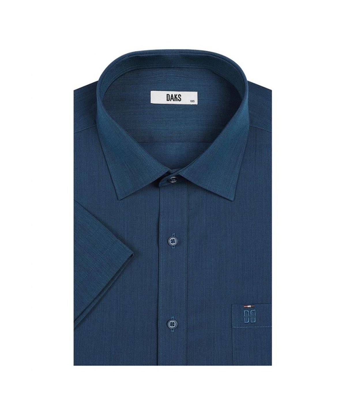 닥스셔츠(DAKS SHIRTS) 노케어 울혼방 솔리드 반팔 드레스셔츠 레귤러핏_DLS1SHDS104E1