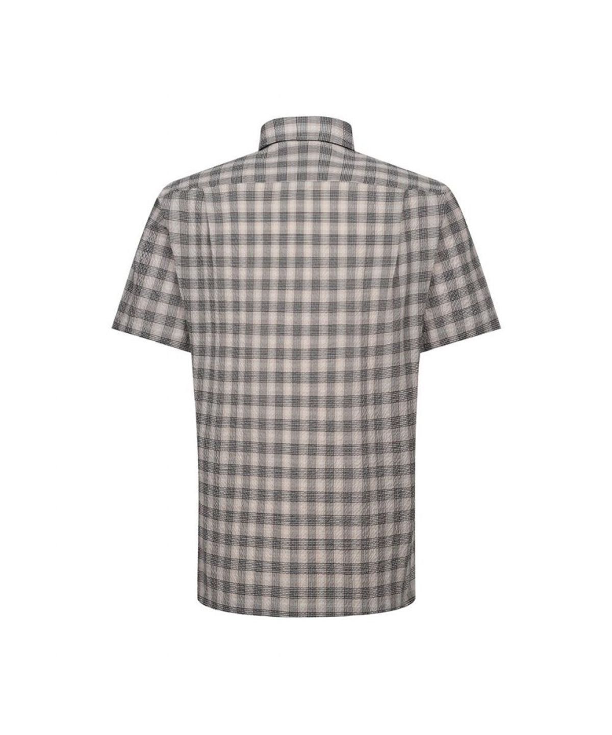 닥스셔츠(DAKS SHIRTS) 면혼방 미디움체크 캐주얼 스트레치 반팔셔츠_DLS1SHCS138I1