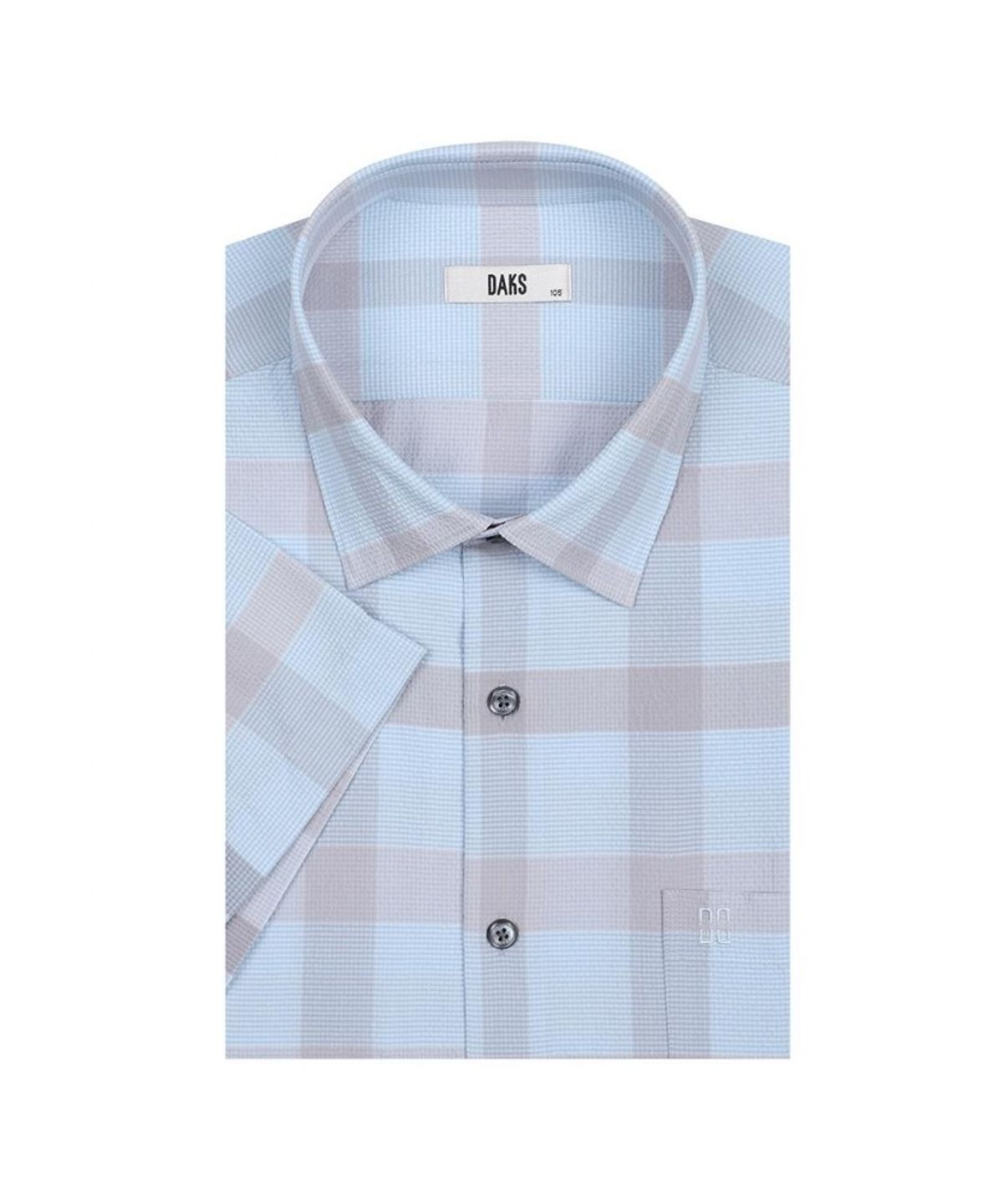닥스셔츠(DAKS SHIRTS) 이지케어 레이온혼방 닥스체크 캐주얼 반팔셔츠 레귤러핏_DLS1SHCS143M1
