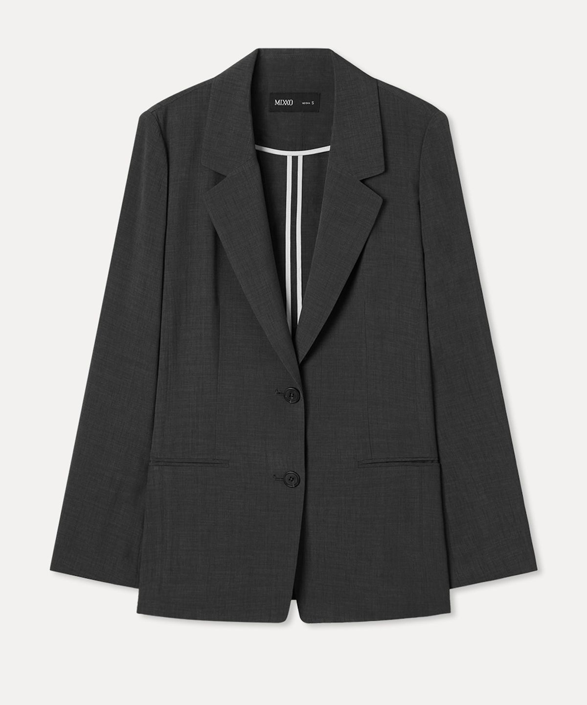 미쏘(MIXXO) 테일러드 긴팔 자켓_MIWJKG531B