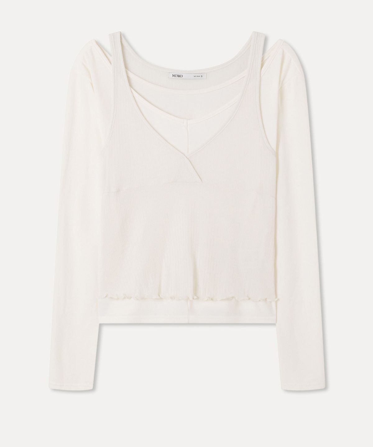 미쏘(MIXXO) 레이어드 긴팔 티셔츠 RE LWG302A_MIWLWG53QA