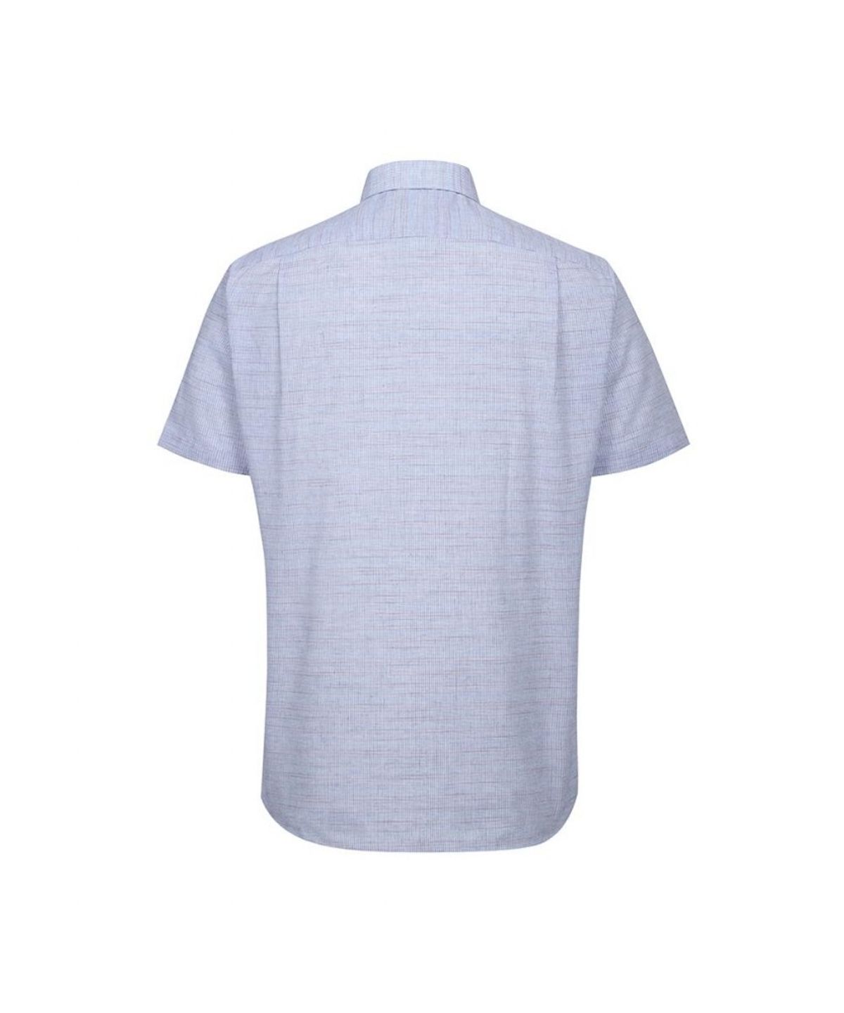 닥스셔츠(DAKS SHIRTS) 노케어 린넨혼방 솔리드패턴 반팔셔츠 레귤러핏_DLS1SHDS122B1