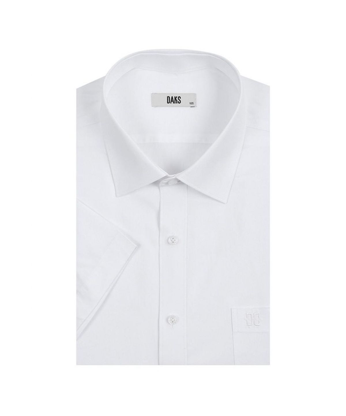 닥스셔츠(DAKS SHIRTS) 코튼100 솔리드패턴 반팔셔츠_DLS1SHDS105A1