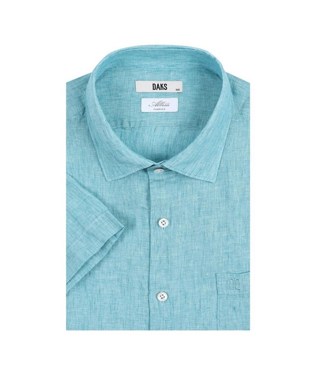닥스셔츠(DAKS SHIRTS) 린넨 솔리드 캐주얼 반팔셔츠_DLS1SHCS173M1