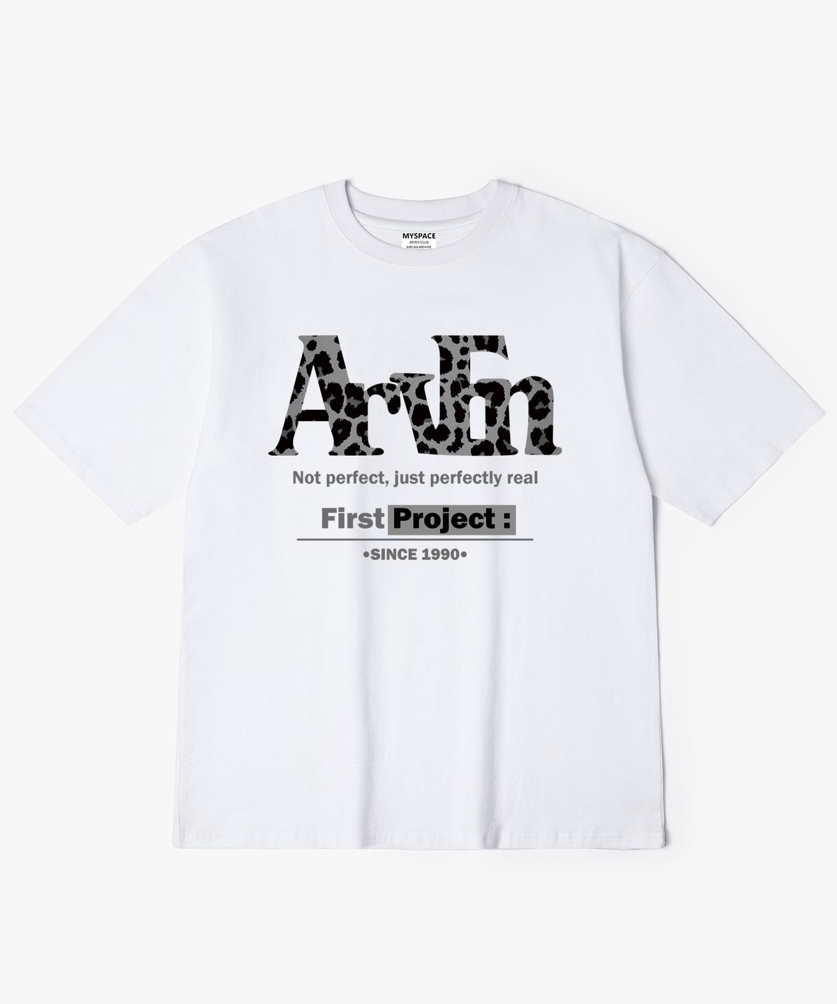 아르벤클럽(ARVEN CLUB) Arven 레오파드 로고 반팔티셔츠
