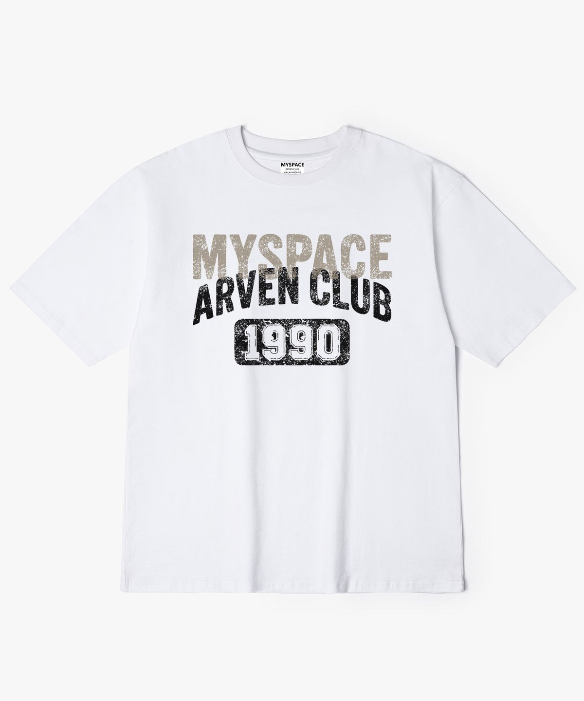 아르벤클럽(ARVEN CLUB) 1990 로고 프린팅 반팔티셔츠
