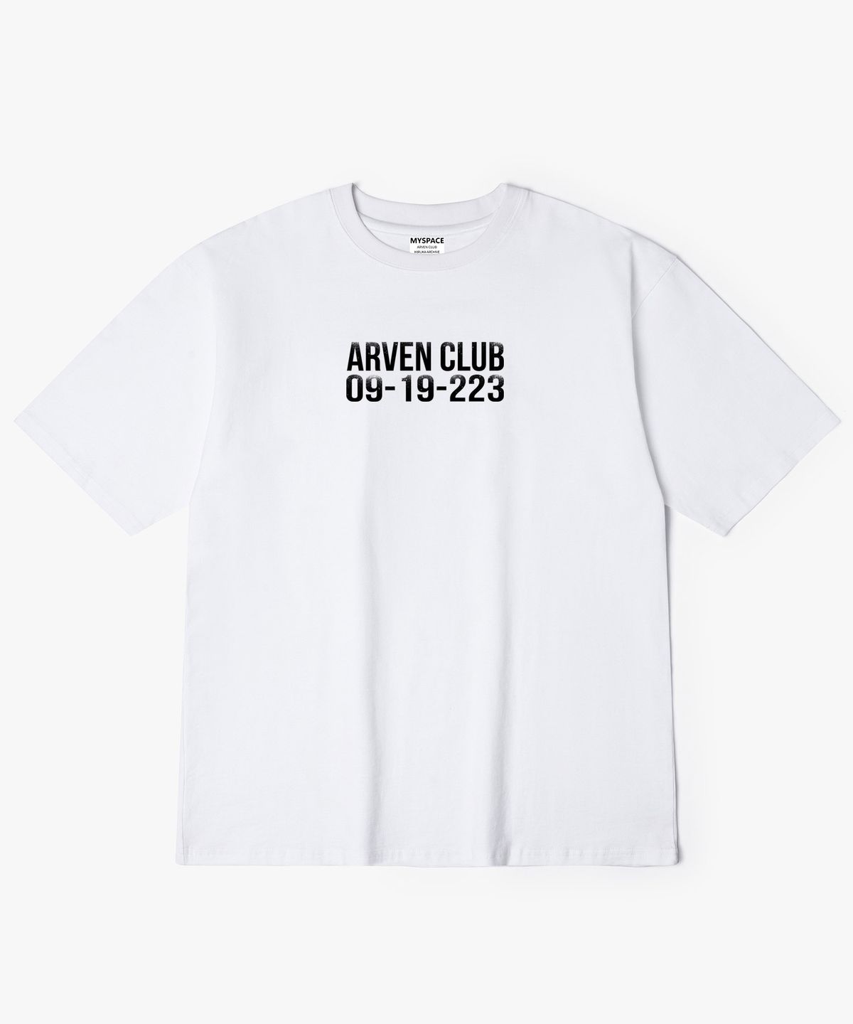 아르벤클럽(ARVEN CLUB) 0919223 백프린팅 반팔티셔츠