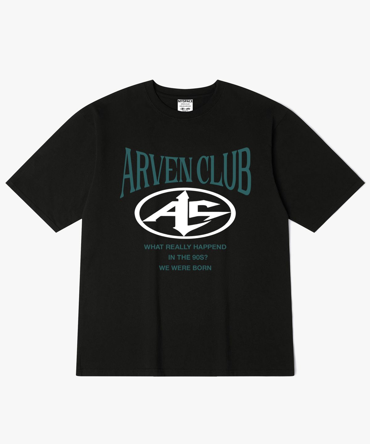 아르벤클럽(ARVEN CLUB) 90S 본 심볼 반팔티셔츠