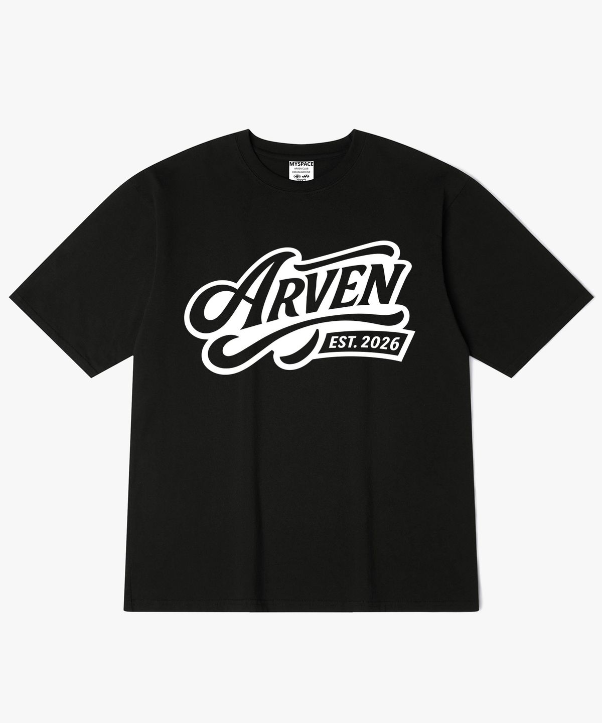 아르벤클럽(ARVEN CLUB) 에스티 클래식 로고 반팔티셔츠