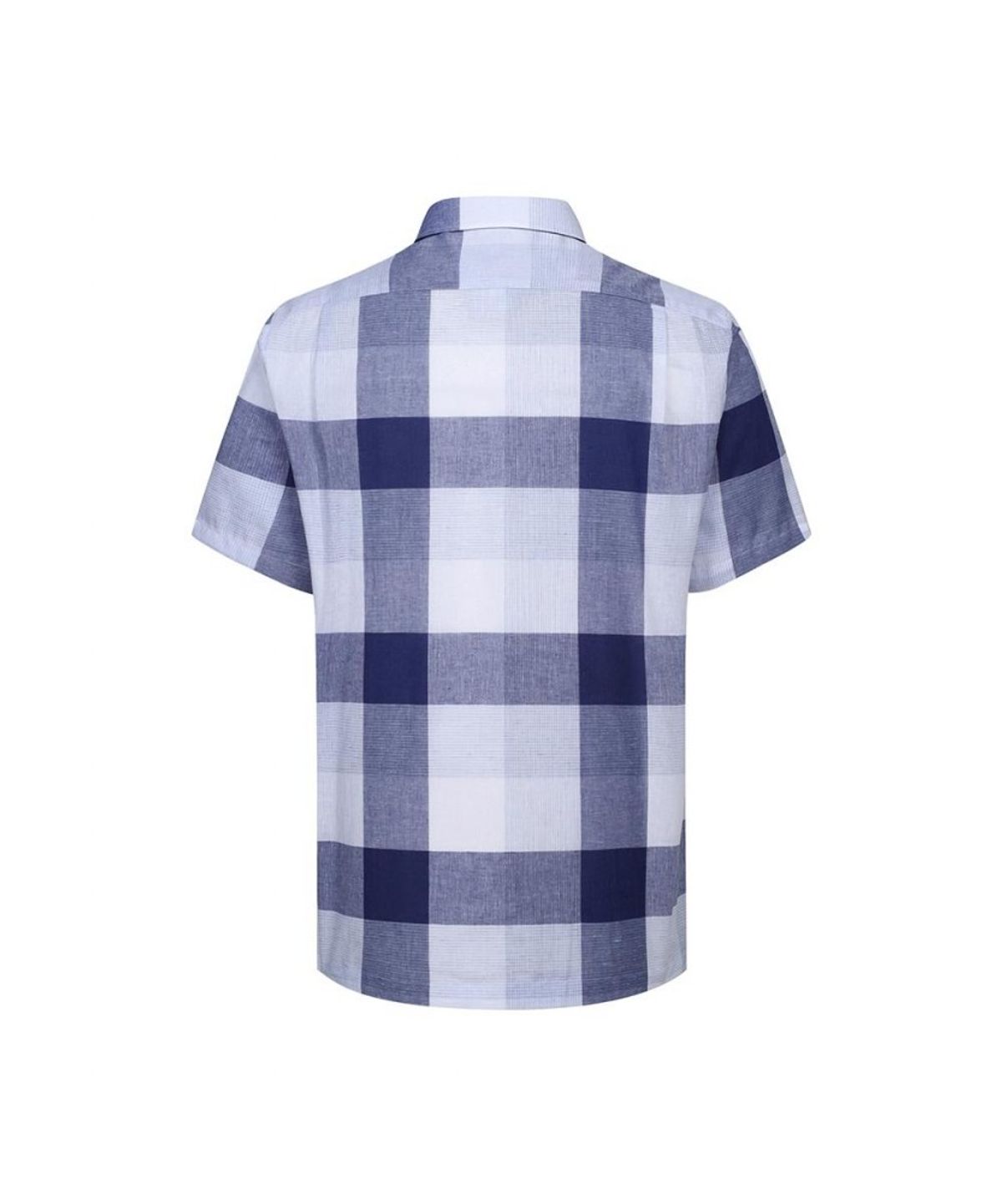 닥스셔츠(DAKS SHIRTS) 린넨혼방 라지체크 캐주얼 반팔셔츠_DLS3SHCS132N1