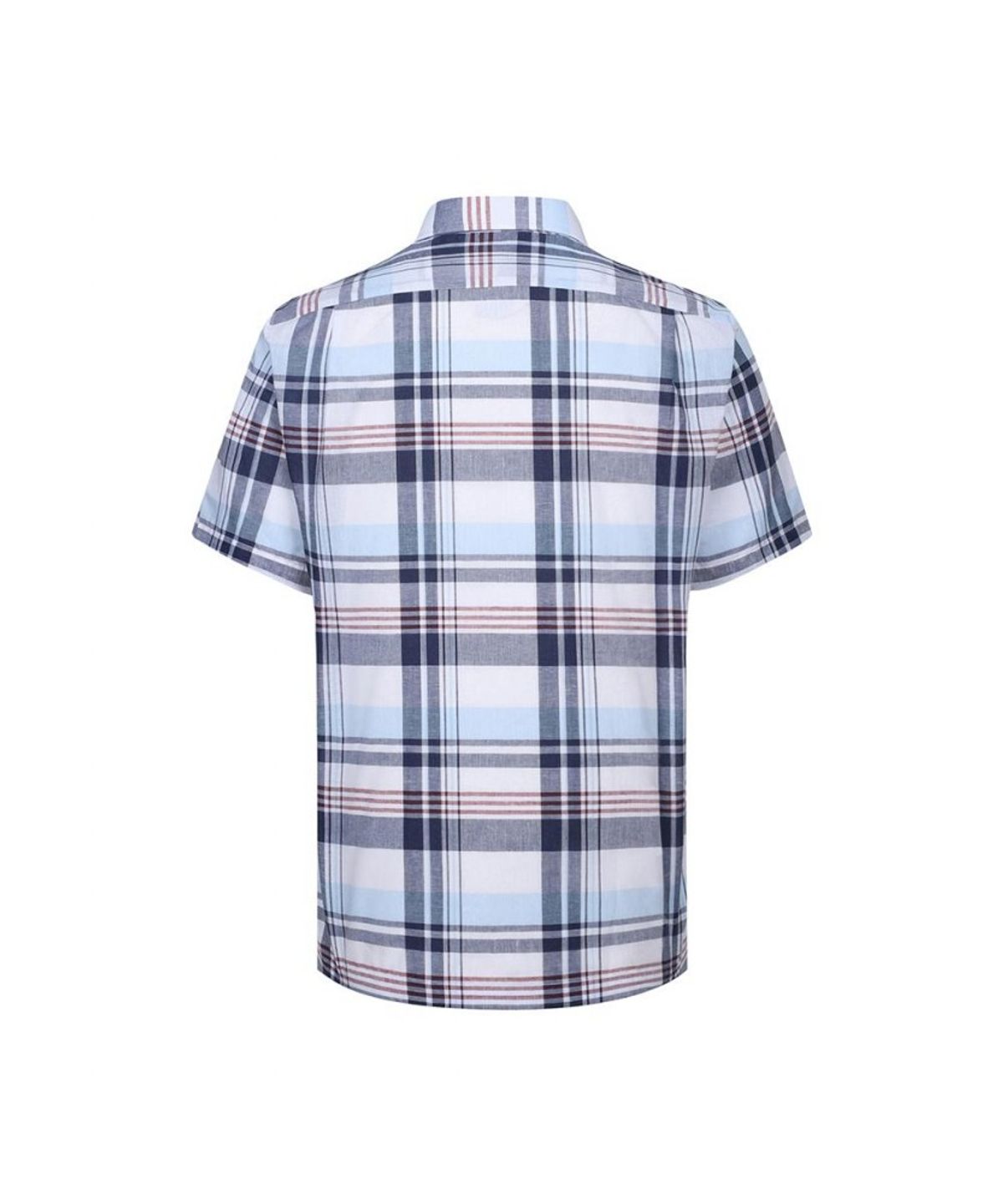 닥스셔츠(DAKS SHIRTS) 린넨혼방 라지체크 캐주얼 반팔셔츠_DLS3SHCS133A1