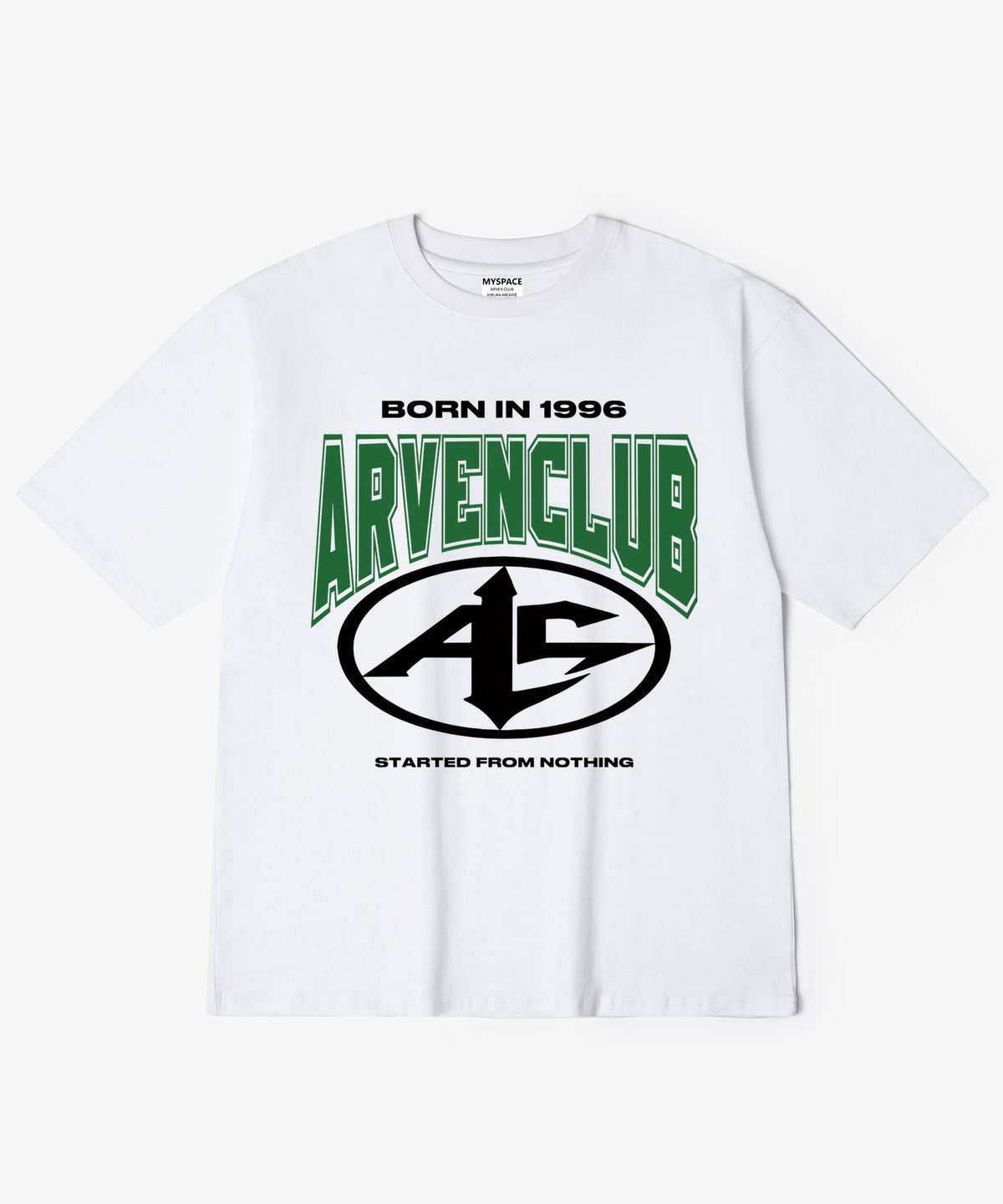 아르벤클럽(ARVEN CLUB) 96클럽 아치 로고 반팔티셔츠