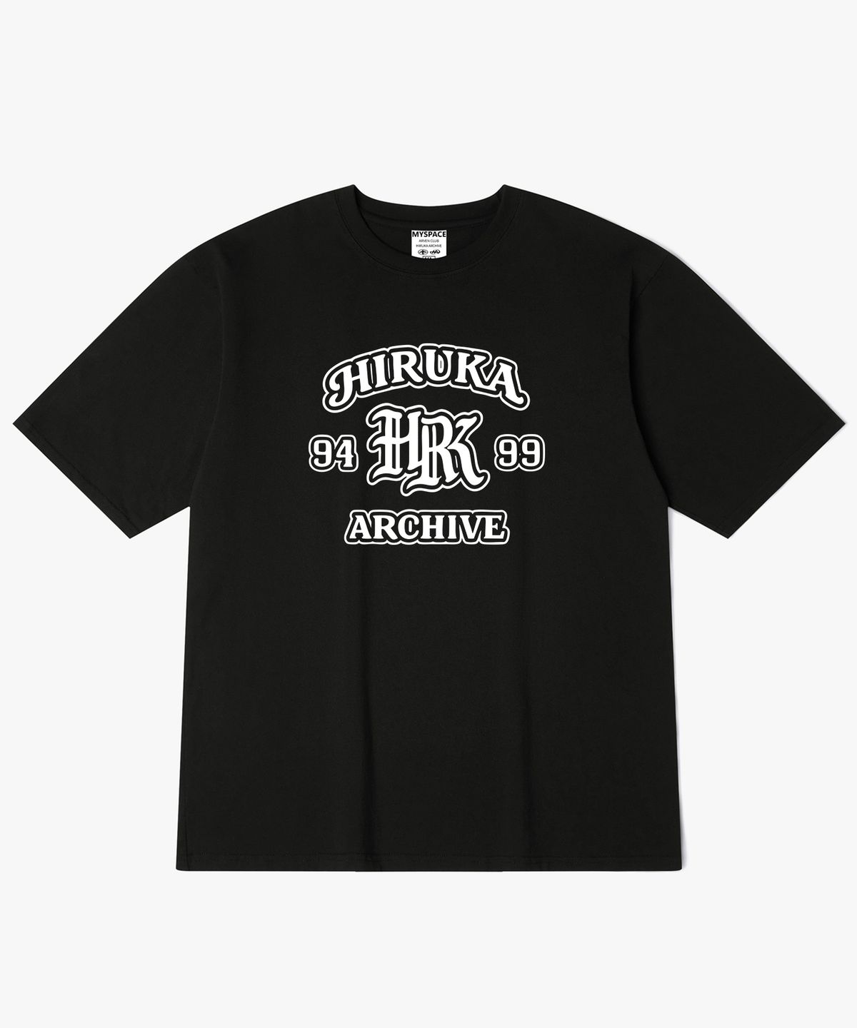 히루카 아카이브(HIRUKA ARCHIVE) 9499 프론트 그래픽 반팔티셔츠