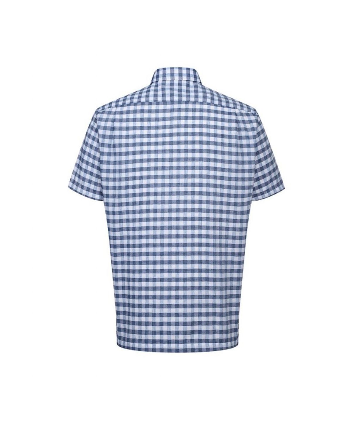 닥스셔츠(DAKS SHIRTS) 린넨혼방 스몰체크 캐주얼 반팔셔츠_DLS1SHCS105B1