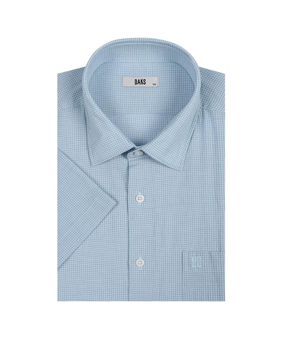 닥스셔츠(DAKS SHIRTS) 코튼100 마이크로체크 반팔셔츠_DLS3SHCS111E1