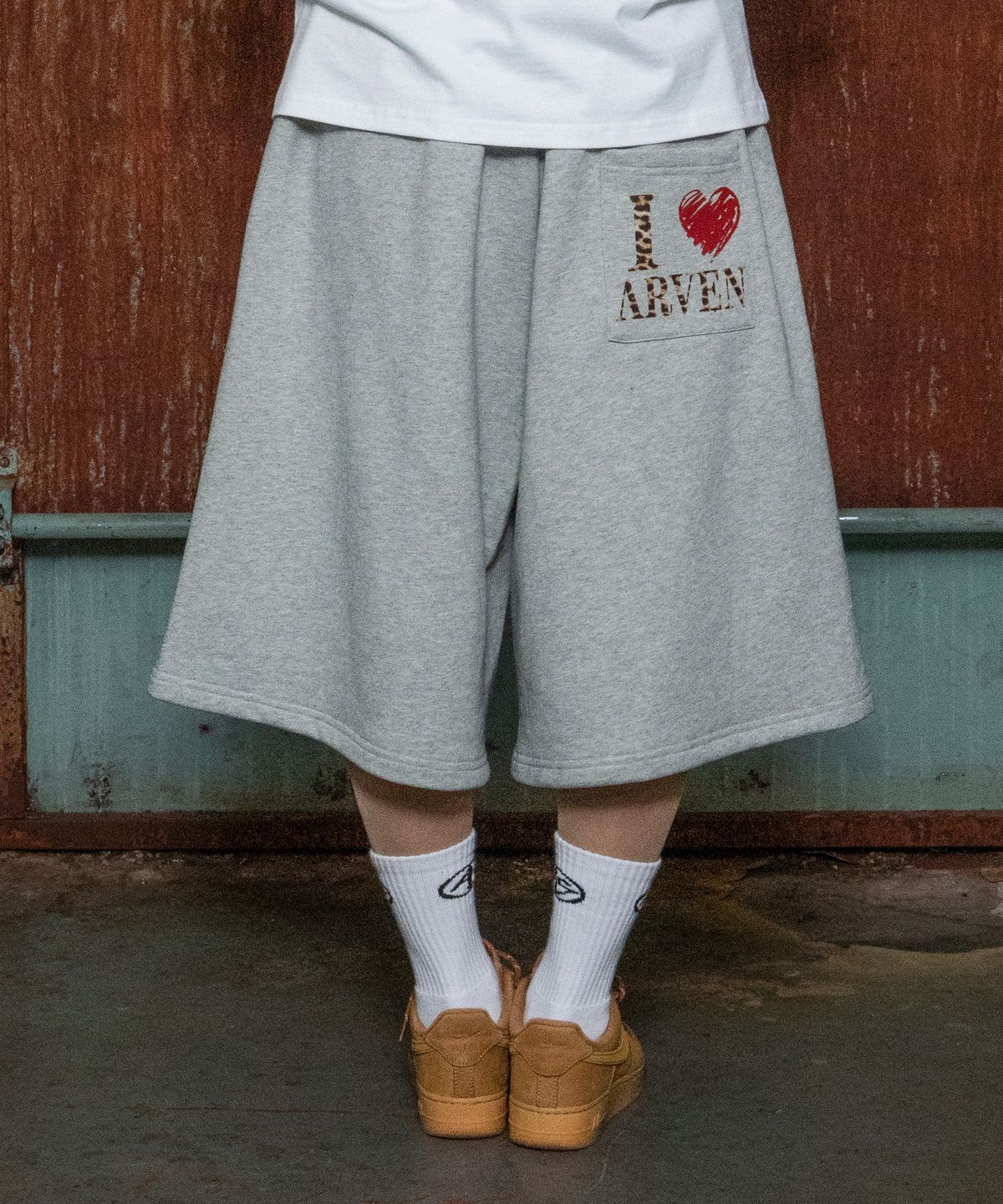 아르벤클럽(ARVEN CLUB) 아이 러브 아르벤 호피 버뮤다 팬츠