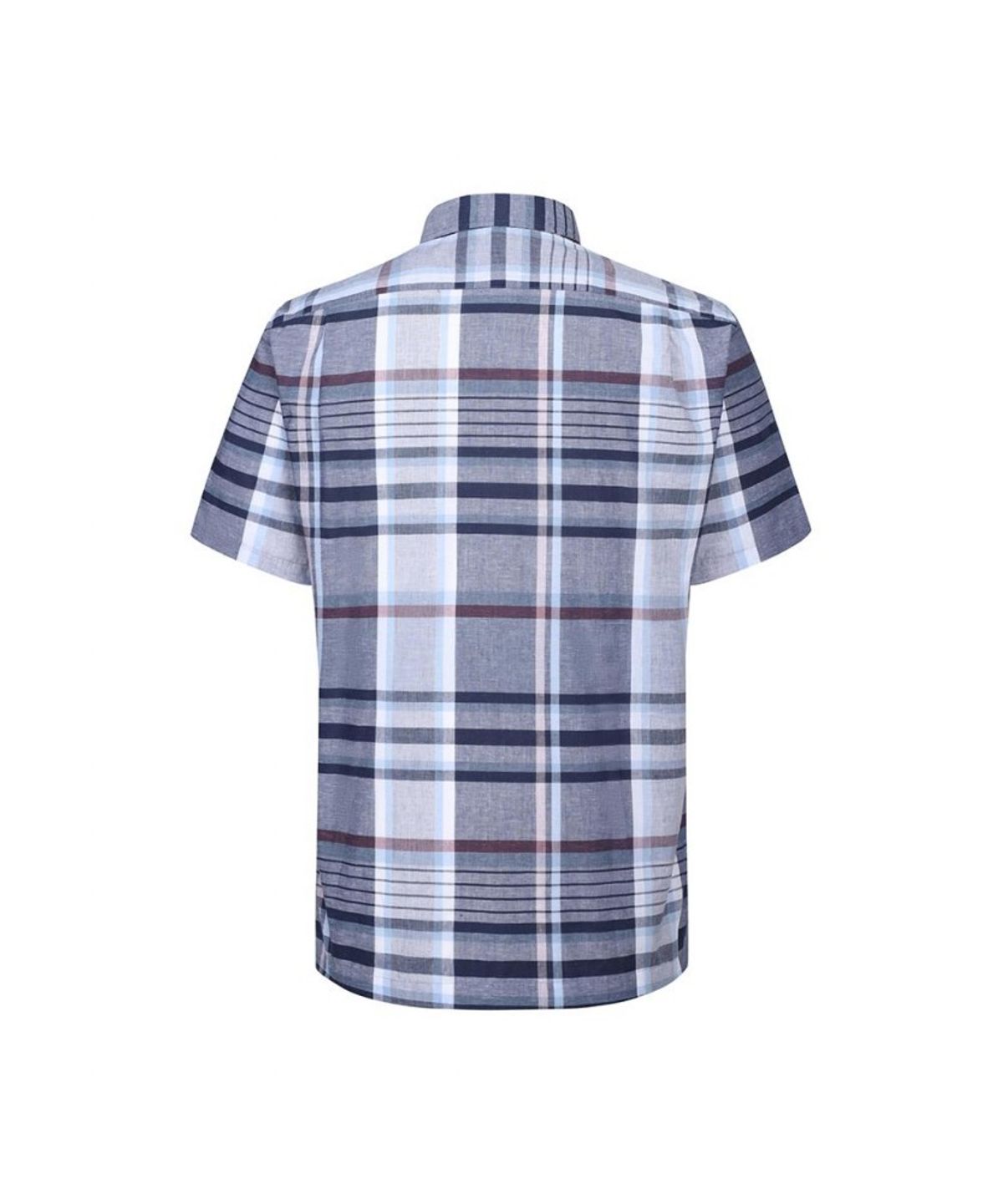 닥스셔츠(DAKS SHIRTS) 린넨혼방 라지체크 캐주얼 반팔셔츠_DLS3SHCS130N1