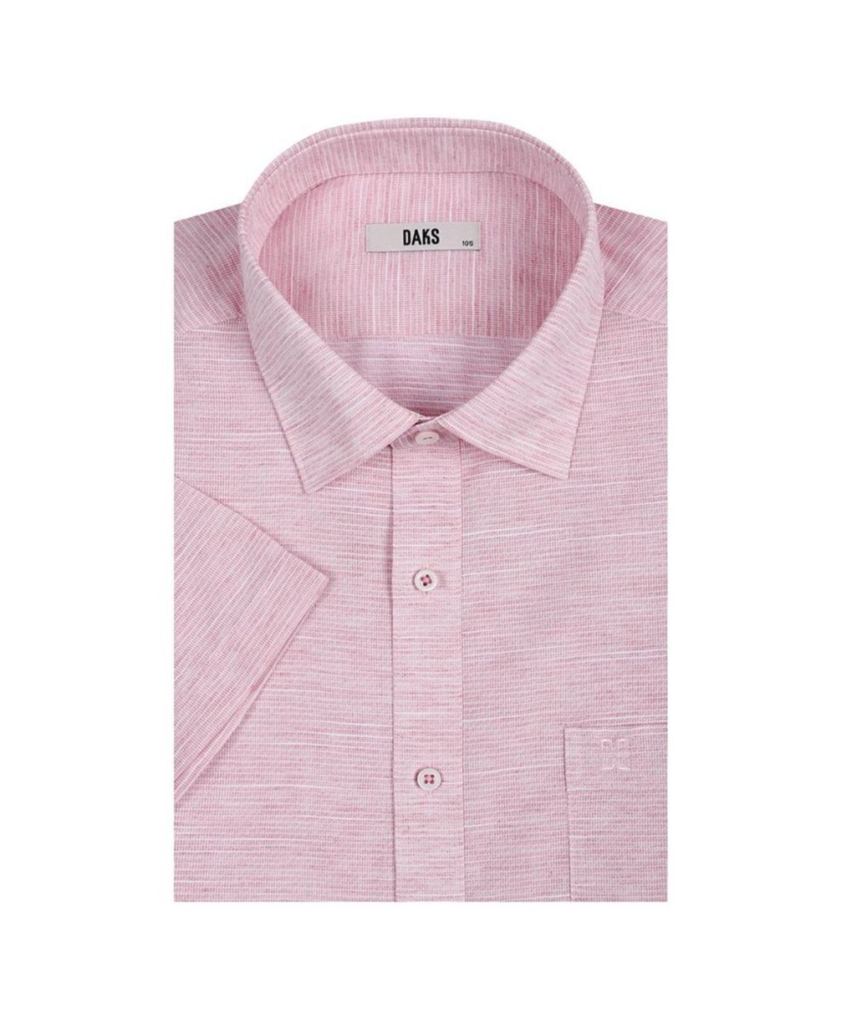 닥스셔츠(DAKS SHIRTS) 린넨혼방 솔리드패턴 반팔셔츠_DLS3SHDS121R1